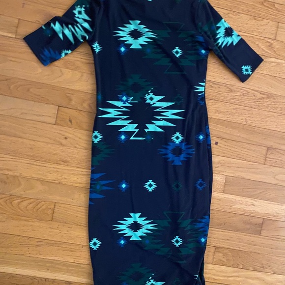 Lula Roe Geometric Pattern Dress - Picture 9 of 9